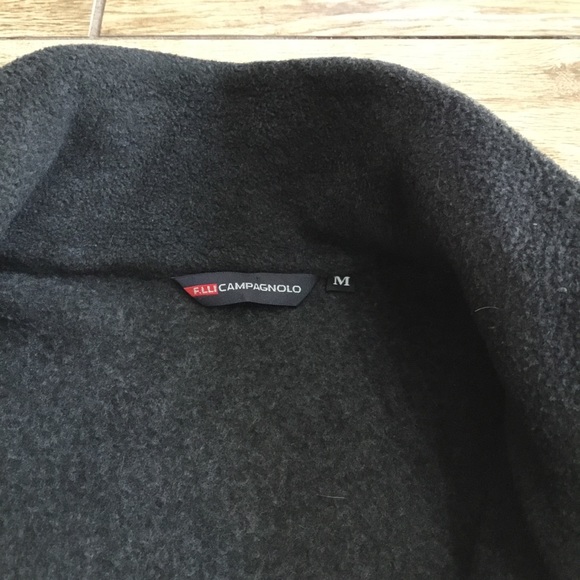 Mens F. LLI Campagnolo 1/2 Zip Nordic Design Sweater Gray Red Size Medium - Picture 3 of 7